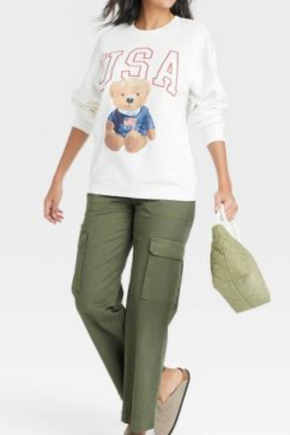USA bear sweatshirt 

#LTKSaleAlert #LTKParties #LTKStyleTip