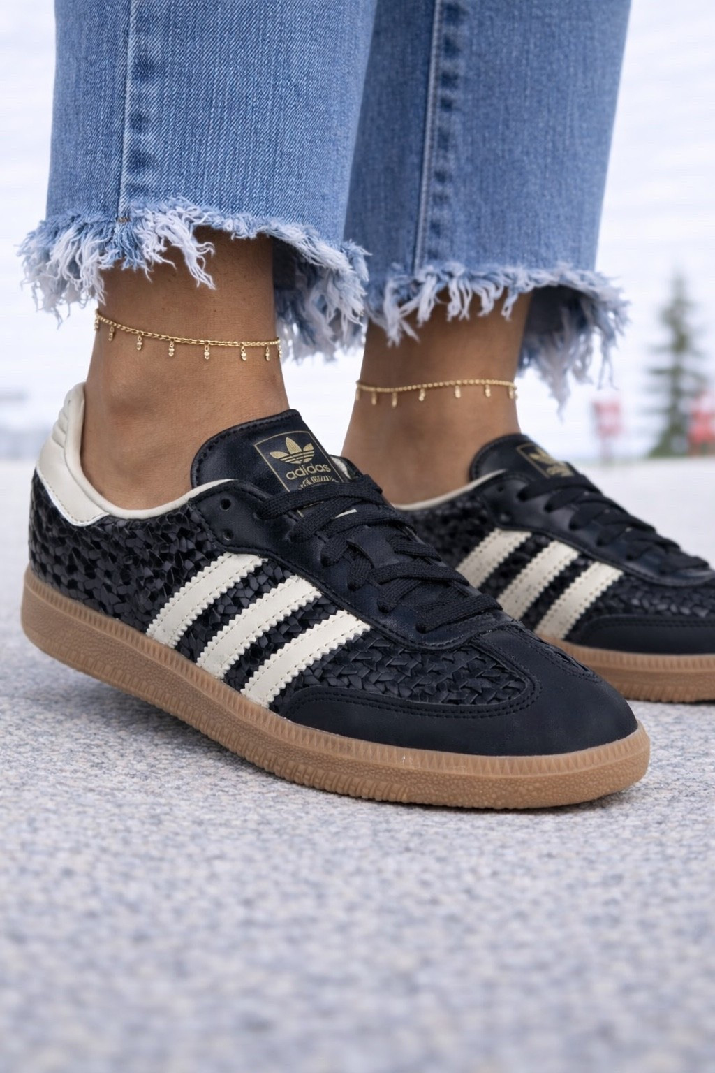 Obsessed with these Black Raffia
Sneakers. 

Click on the brown and it will
Take you to black one 

#LTKdayinmylife #LTKmomlife #LTKgrwm