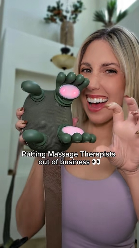 Green hand massager that's WILD looking but effective!

#LTKselfcare #LTKGiftGuide #LTKHoliday
