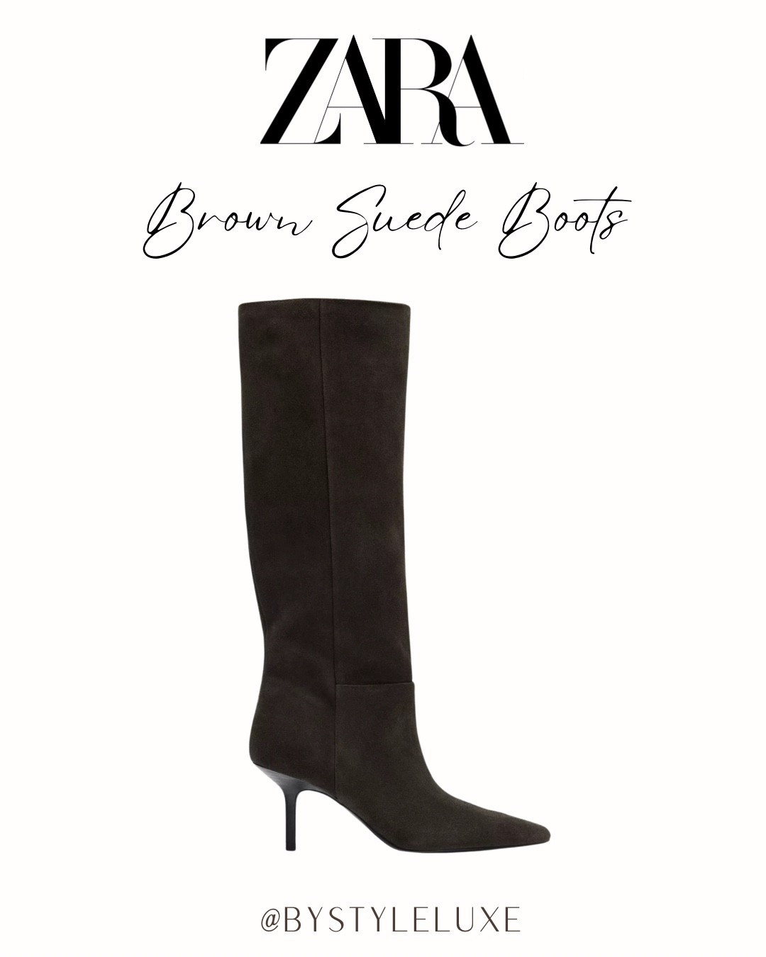 NEW IN - Chocolate brown suede boots 

#boots #zara #suede 

#LTKuk #LTKwinter #LTKshoes