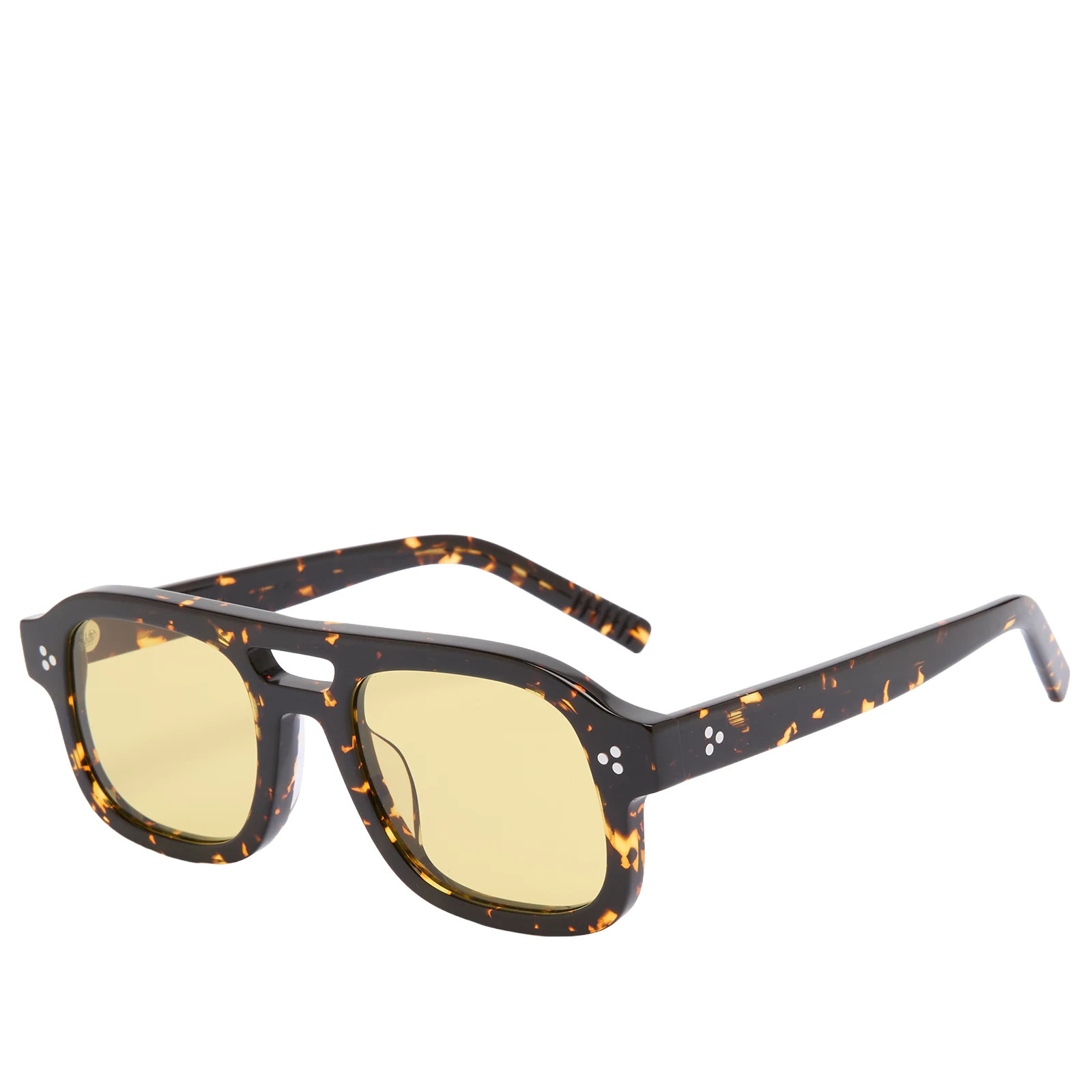 AKILA Dillinger Sunglasses in Tortoise/Yellow | END. Clothing