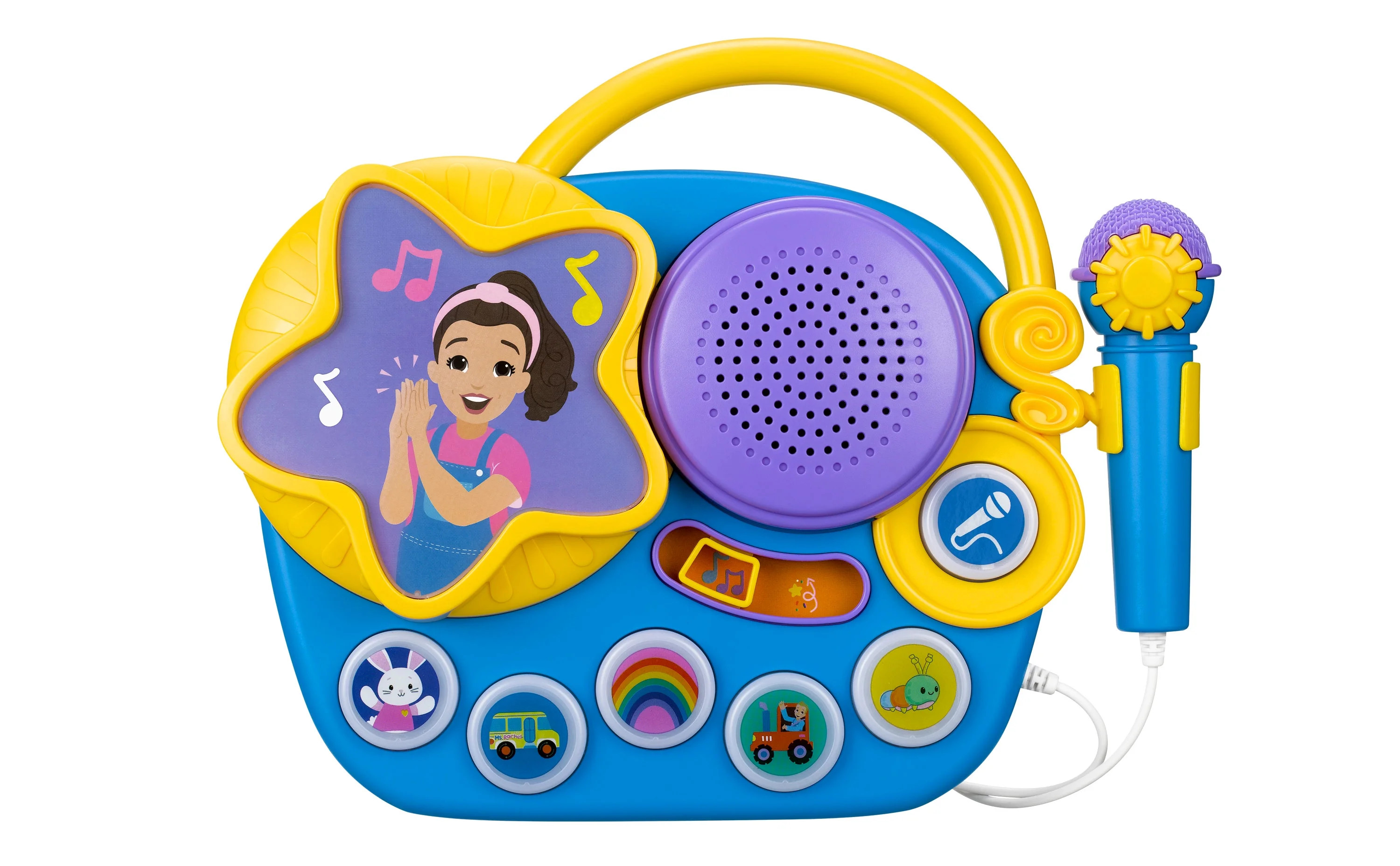 Ms. Rachel Karaoke Microphone Sing-Along Musical Boombox, Child Electronic Learning Systems for 1... | Walmart (US)
