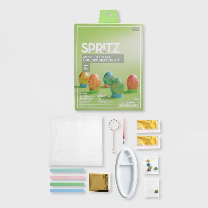 Metallic Gold Easter Egg Decorating Kit - Spritz™ | Target