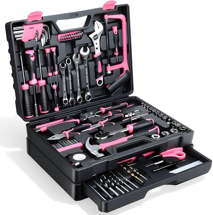 Tool Set- 412 Piece Home Repair/Auto Tool Kit, Storage Organizer with Drawers, Toolbox Storage Ca... | Amazon (US)