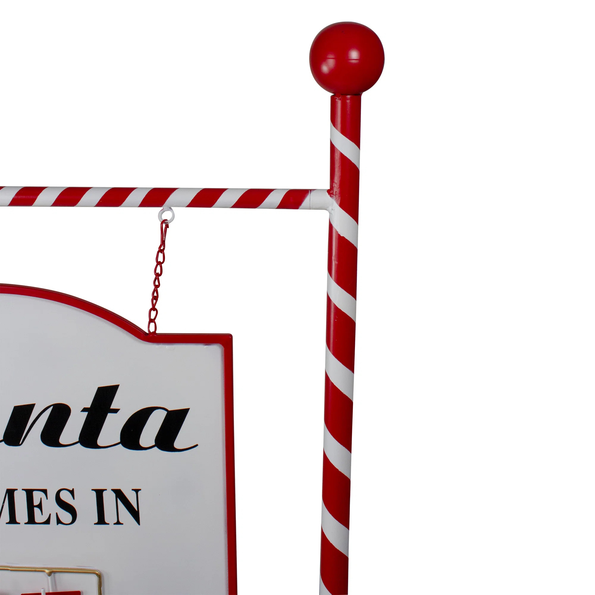 Northlight 53" Candy Cane Striped Countdown to Christmas Display Sign | Wayfair | Wayfair North America