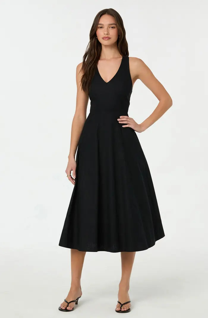 ASTR the Label Cross Back Sleeveless Midi Dress | Nordstromrack | Nordstrom Rack