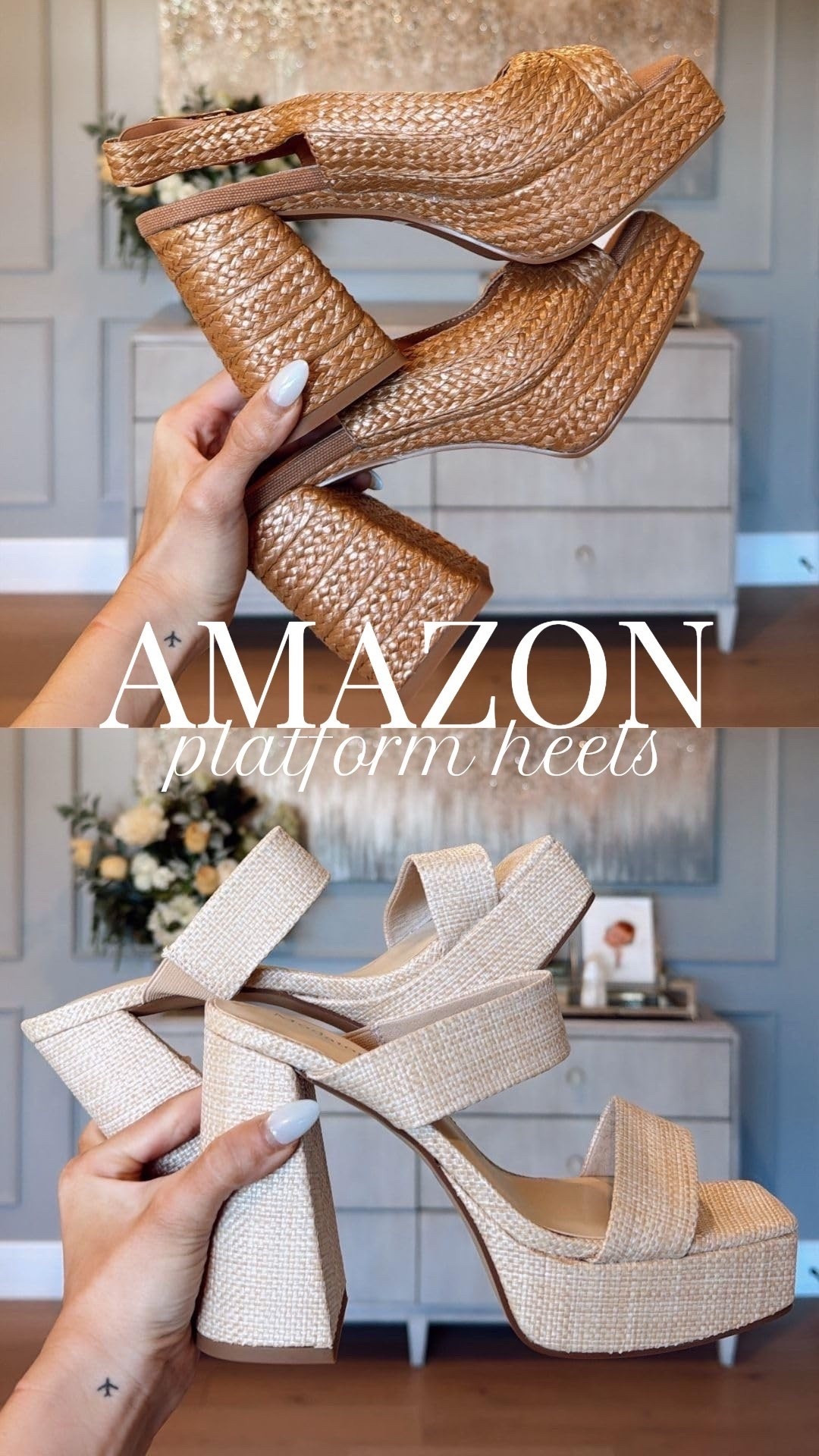 Platform heels from Amazon!! Obsessed with both of these!! 😍

Spring fashion, summer fashion, shoe crush, watchnow, Katy roach



#LTKSeasonal #LTKootd #LTKSaleAlert