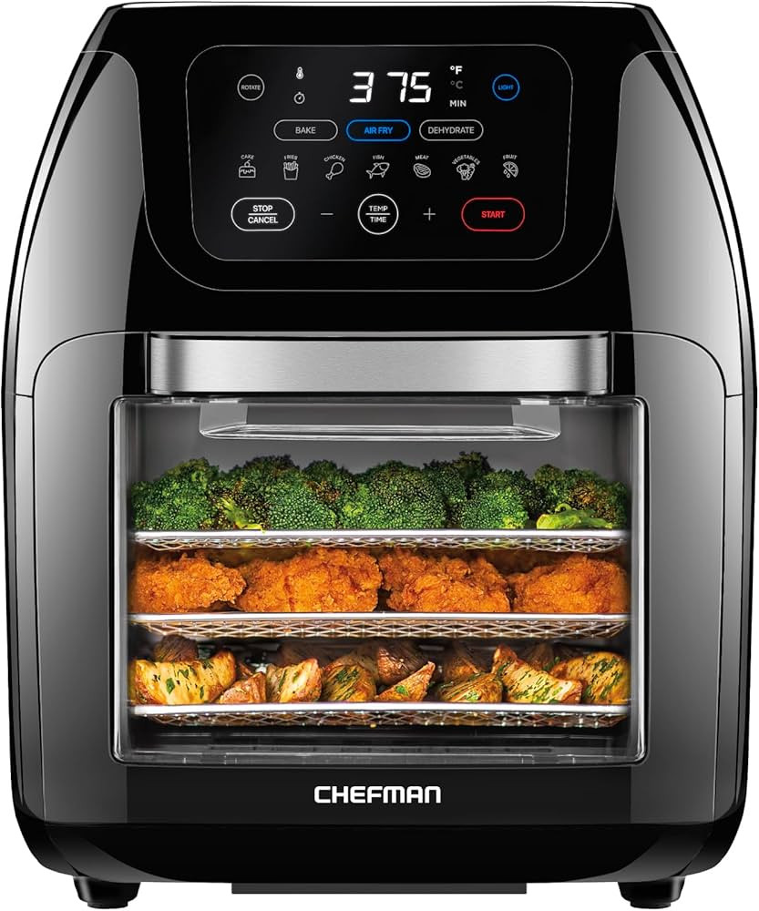 CHEFMAN Multifunctional Digital Air Fryer+ Rotisserie, Dehydrator, Convection Oven, 17 Touch Scre... | Amazon (US)