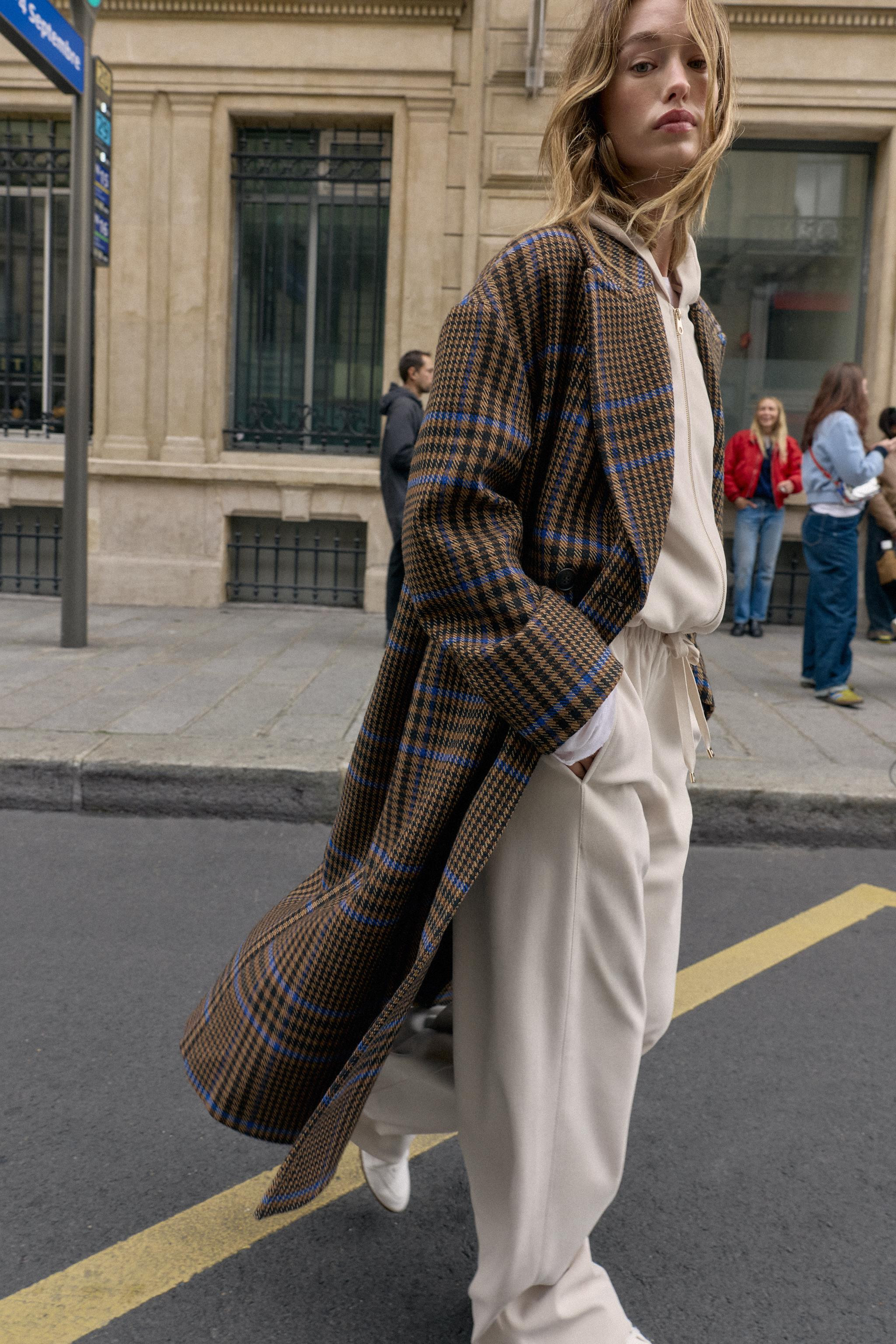 ELASTIC WAIST WIDE LEG PANTS | Zara US