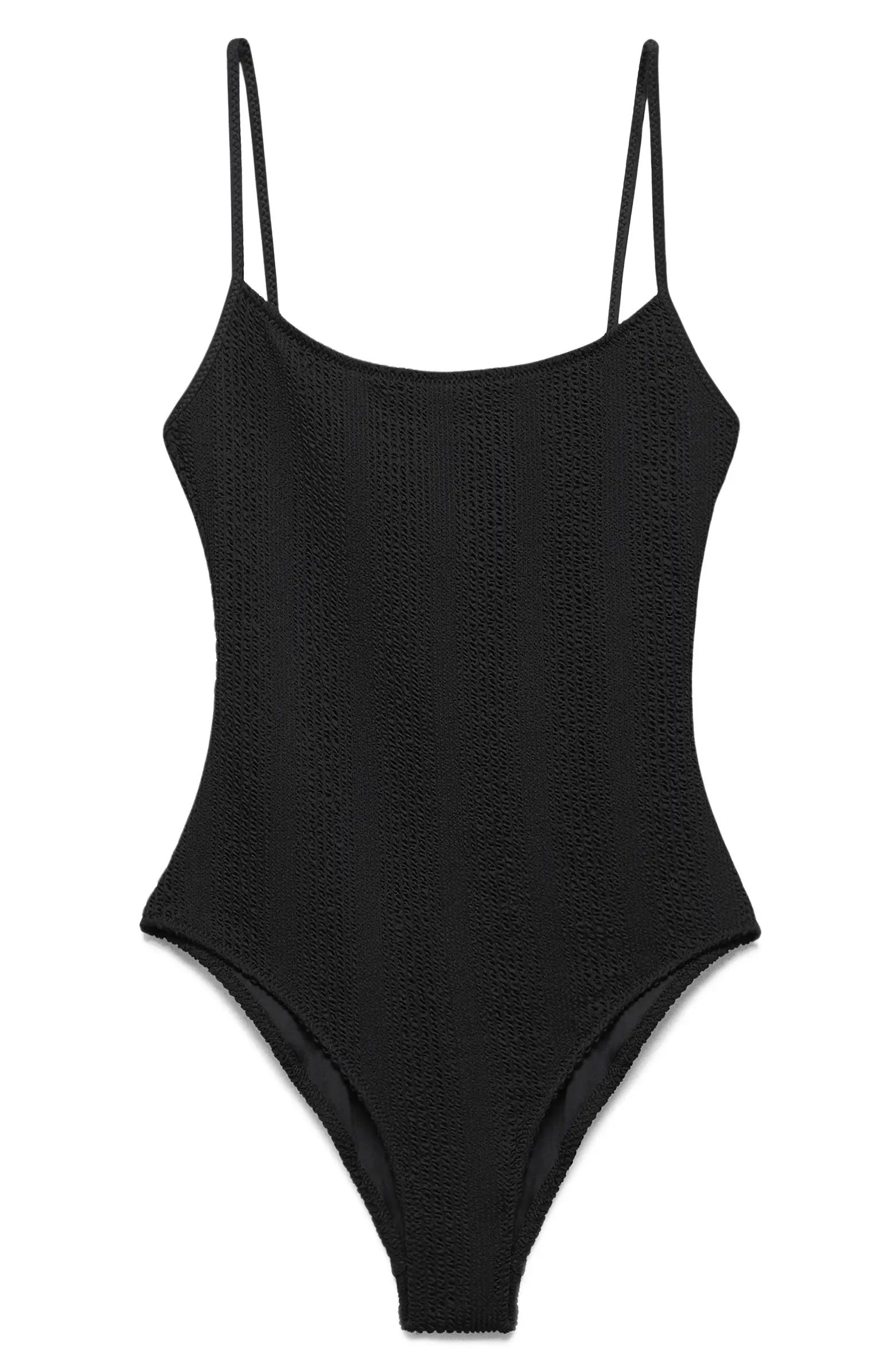 Textured One-Piece Swimsuit | Nordstrom