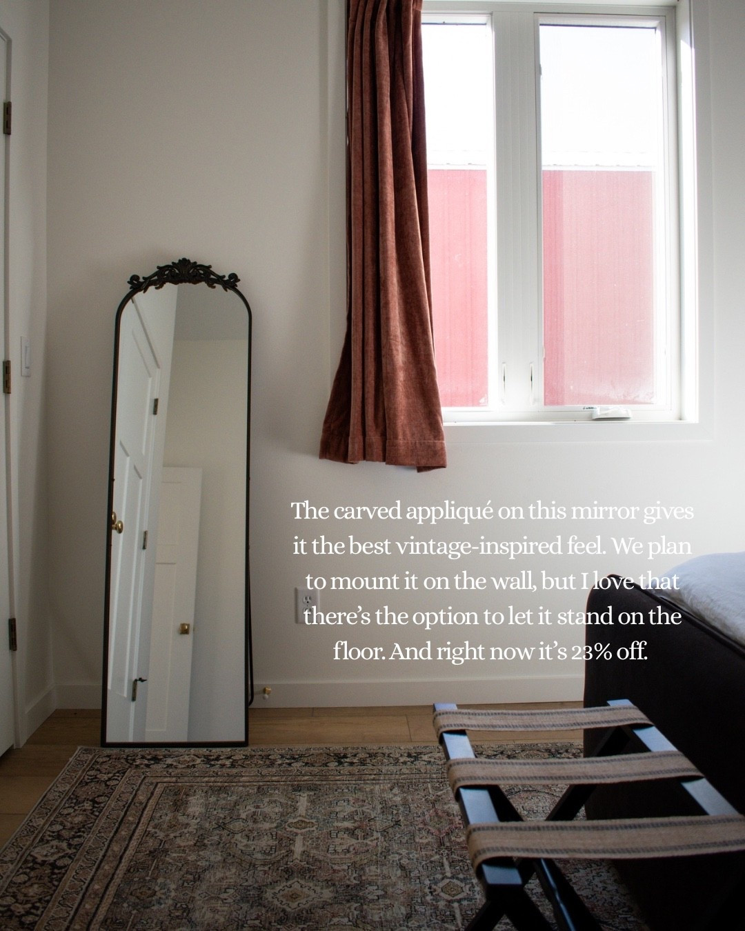 Loving this vintage inspired mirror from Wayfair! 

#LTKHome #LTKFamily