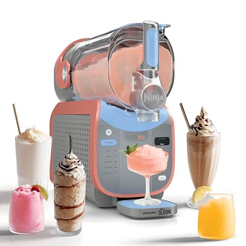 Ninja SLUSHi Max XXL Smart Frozen Drink Maker | Top Performance & Smart Technology, Party-Size 150oz Capacity, No Ice Needed, 6 Programs, Ideal Temp & Texture up to 12 hours | Peach FS605 | Amazon (US)