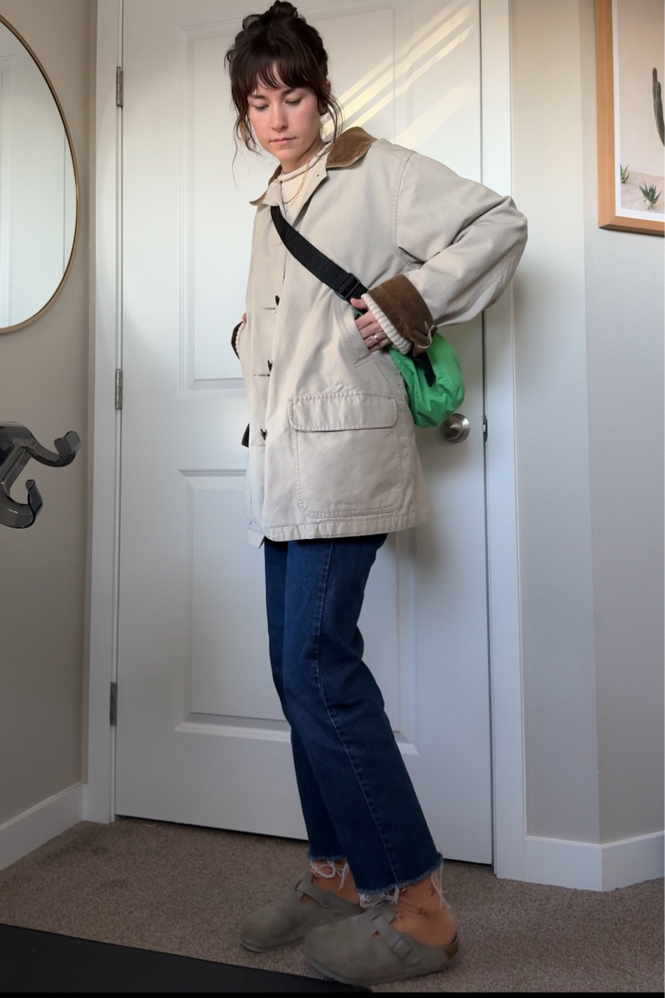 1.21 wfh ootd! Jeans: vintage Levi’s. Sweater: vintage. Coat: vintage llbean

#LTKWorkwear #LTKItBag