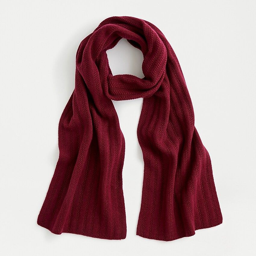 Ribbed scarf in everyday cashmere | J.Crew US