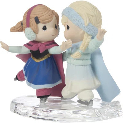 Precious Moments Disney Frozen Anna/Elsa Sisters Are Forever Figurine | Wayfair North America