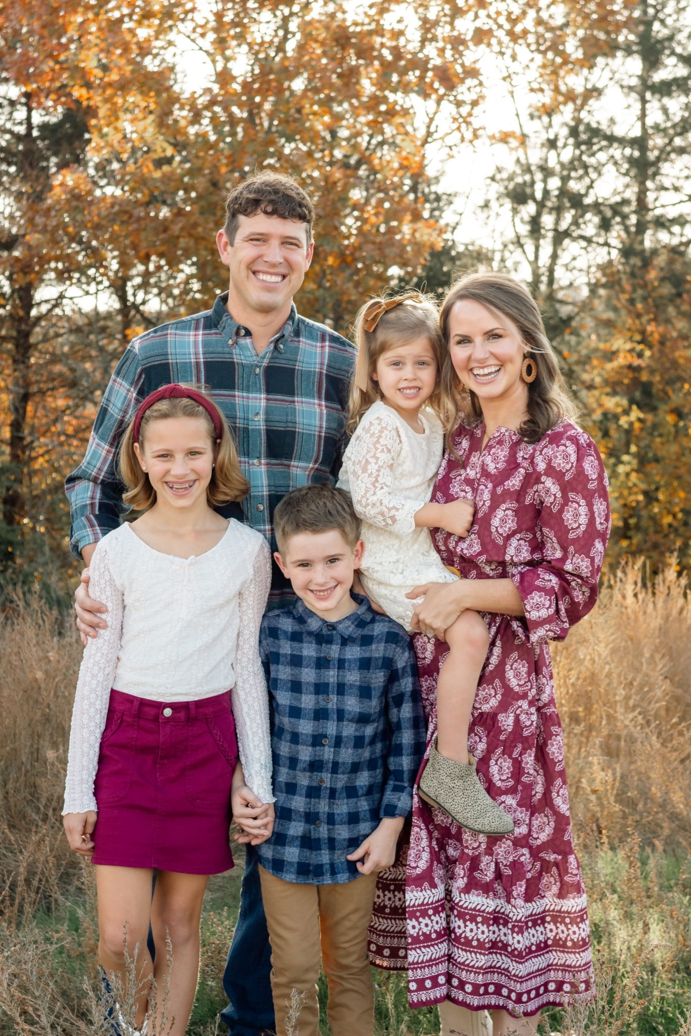 What we wore for our family  photos this year 


 Family pictures outfits- navy, burgundy & cream! 

#LTKHoliday #LTKmomlife #LTKFindsUnder50