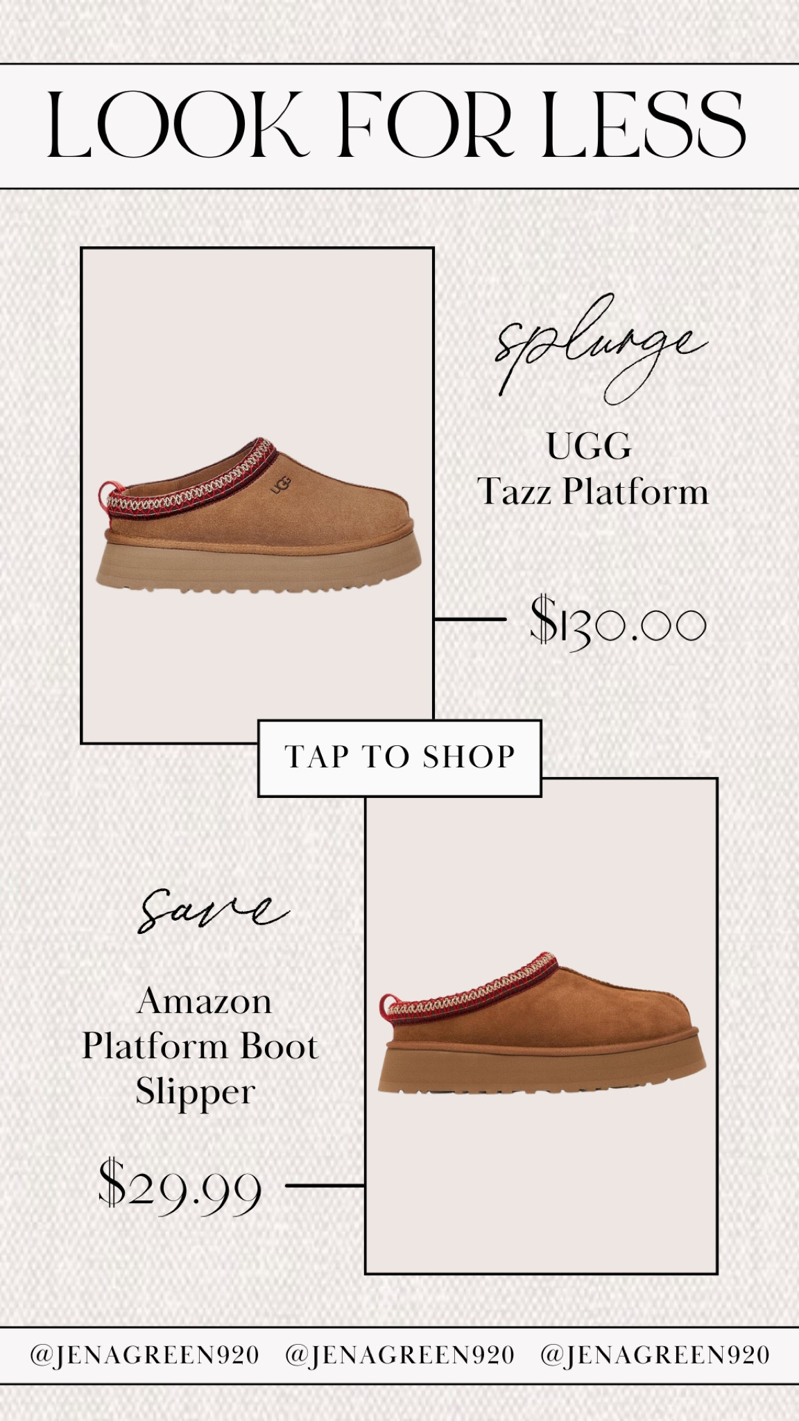 UGG PLATFORM | UGG LOOK FOR LESS | UGG TAZZ SLIDE

#LTKfindsunder50 #LTKSeasonal #LTKstyletip