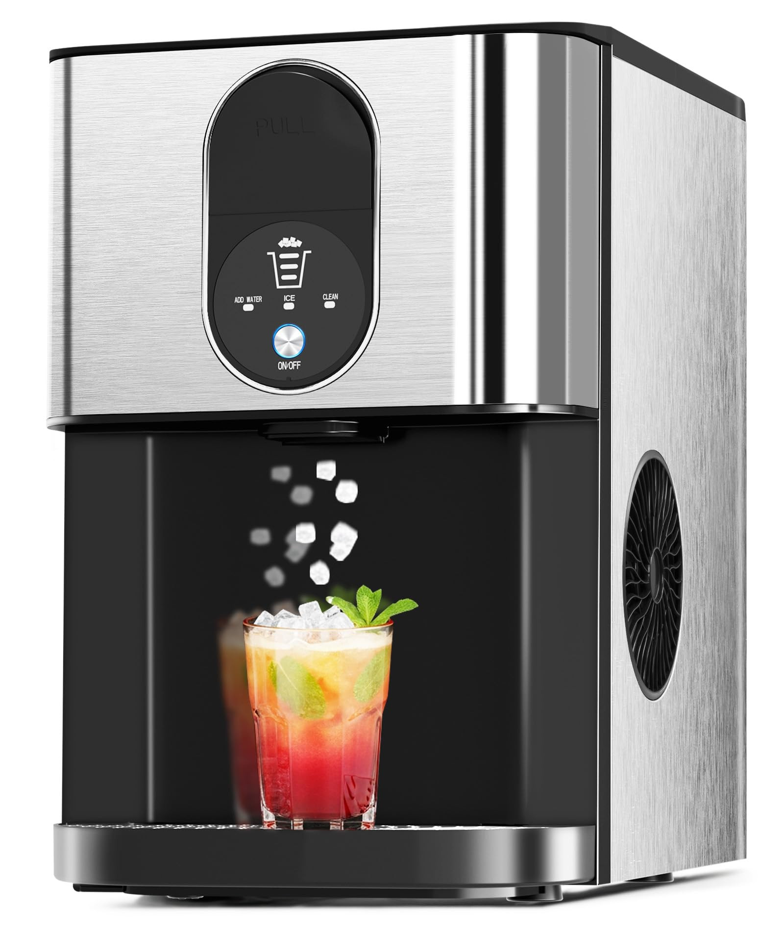 Cowsar Nugget Ice Maker Countertop, 44lbs/24H Soft Chewable Pellet Ice Machine with Dispenser, Se... | Amazon (US)