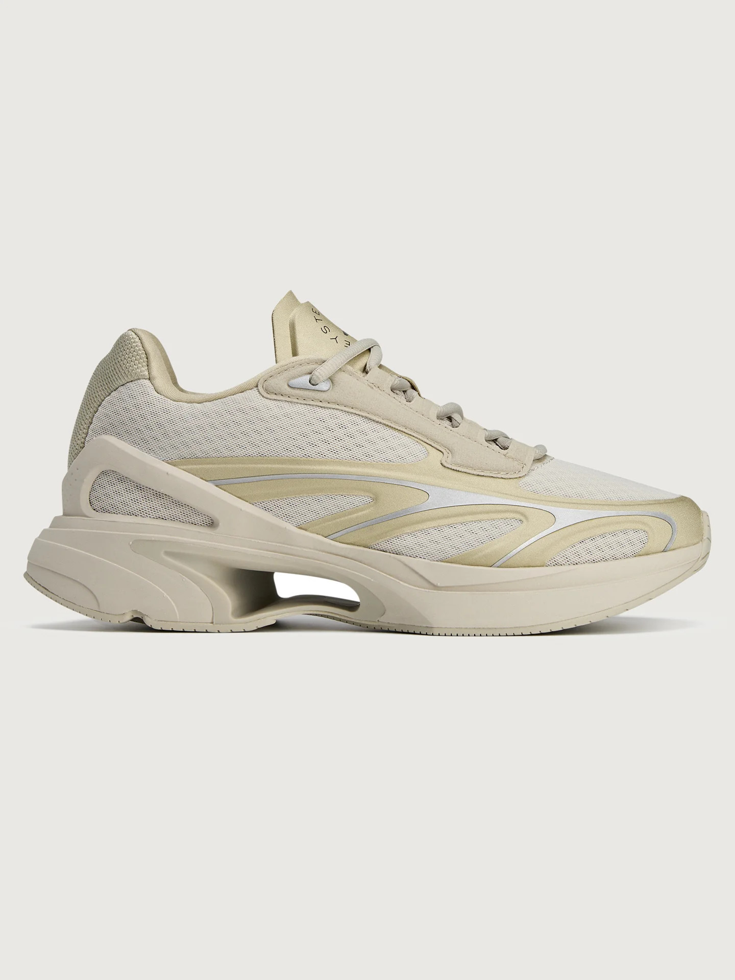 Adidas By Stella Mccartney Asmc Sportswear 2000 (Unisex) - Clear Brown/utility Black/Silver Met. - Size 8.5 | Carbon38