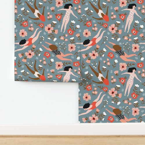 Flower bath | Spoonflower