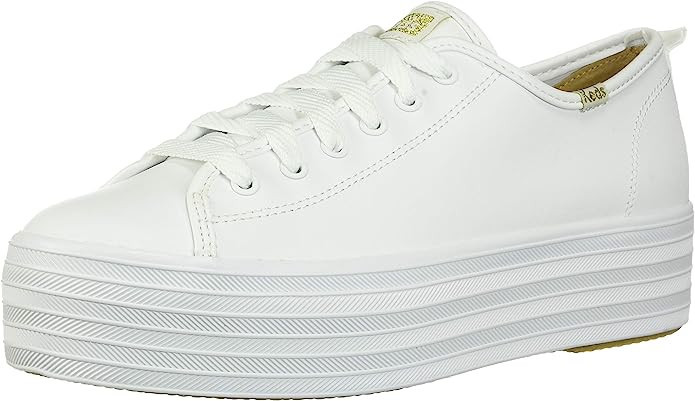 Keds Women's Triple Up Leather Sneaker | Amazon (US)