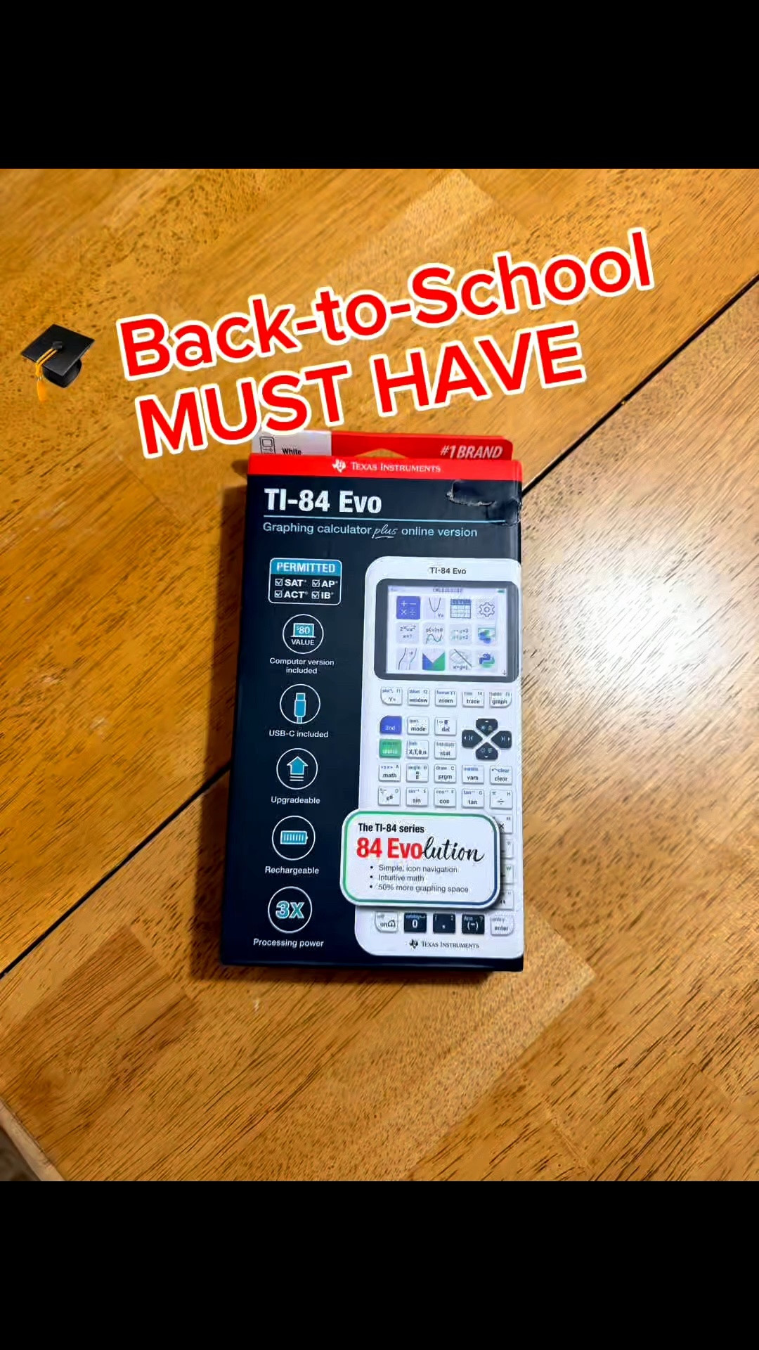 Back-to-school math just got an upgrade. 📚📊 The TI-84 Evo Graphing Calculator is rechargeable, USB-C compatible, faster, and designed to handle everything from everyday math to graphing and statistics. A great investment for high school and college students! 🎓✨

#BackToSchool #CollegeEssentials #SchoolSupplies #TI84 #AmazonFinds

#LTKU #LTKSaleAlert #LTKmomlife