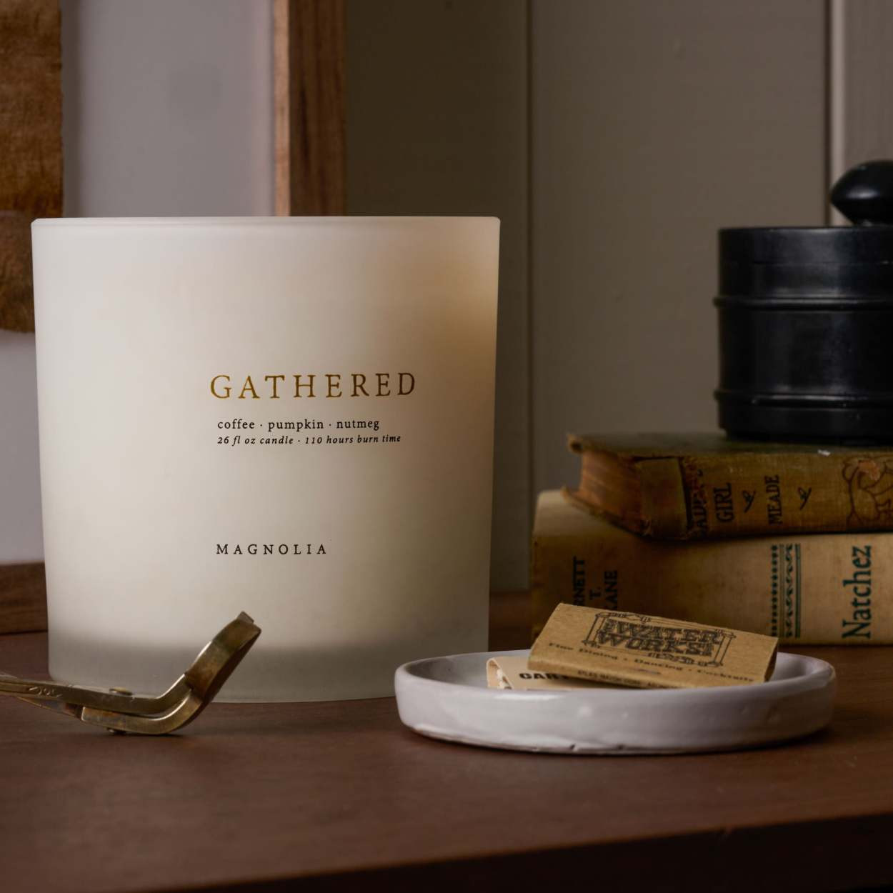 Magnolia Gathered Candle | Magnolia