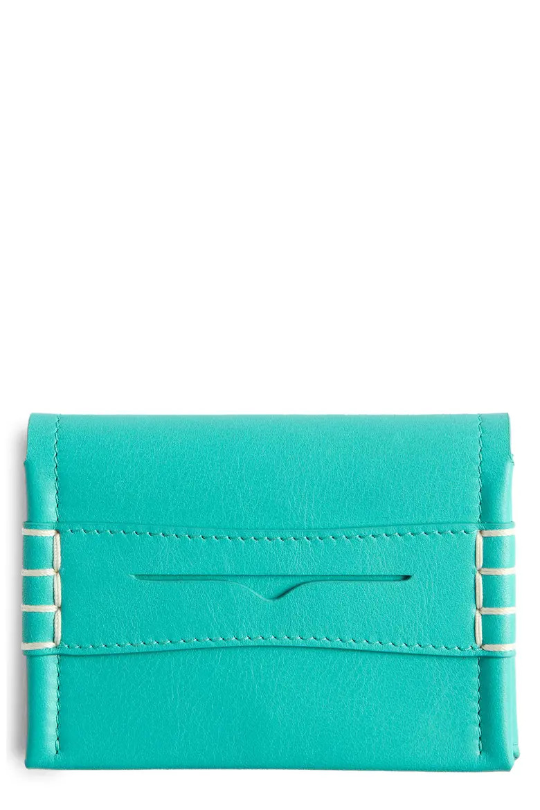 Loafer Leather Bifold Card Holder (Women) | Nordstrom | Nordstrom