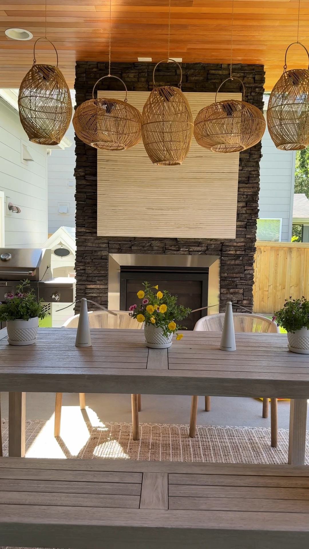 Fly fans! Just got these fly fans to keep bugs away when we eat outside! 

outdoor chairs and rug, lanterns, hanging planters, artificial flowers, home finds, patio furniture, outdoor furniture 

#LTKSummerEdit #LTKHome #LTKSeasonal