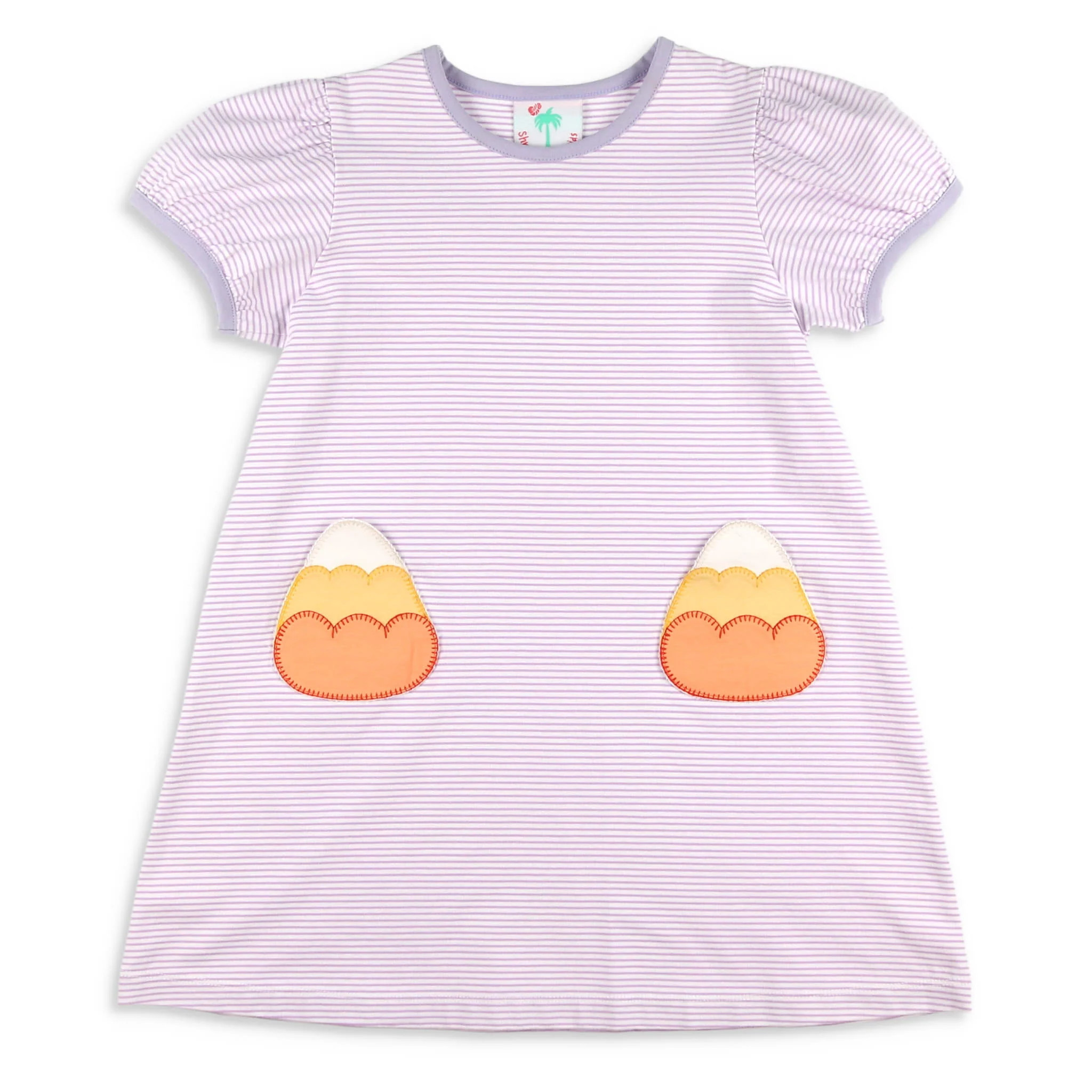 Girls Pocket Play Dress - Candy Corn - Shrimp and Grits Kids | Shrimp and Grits Kids