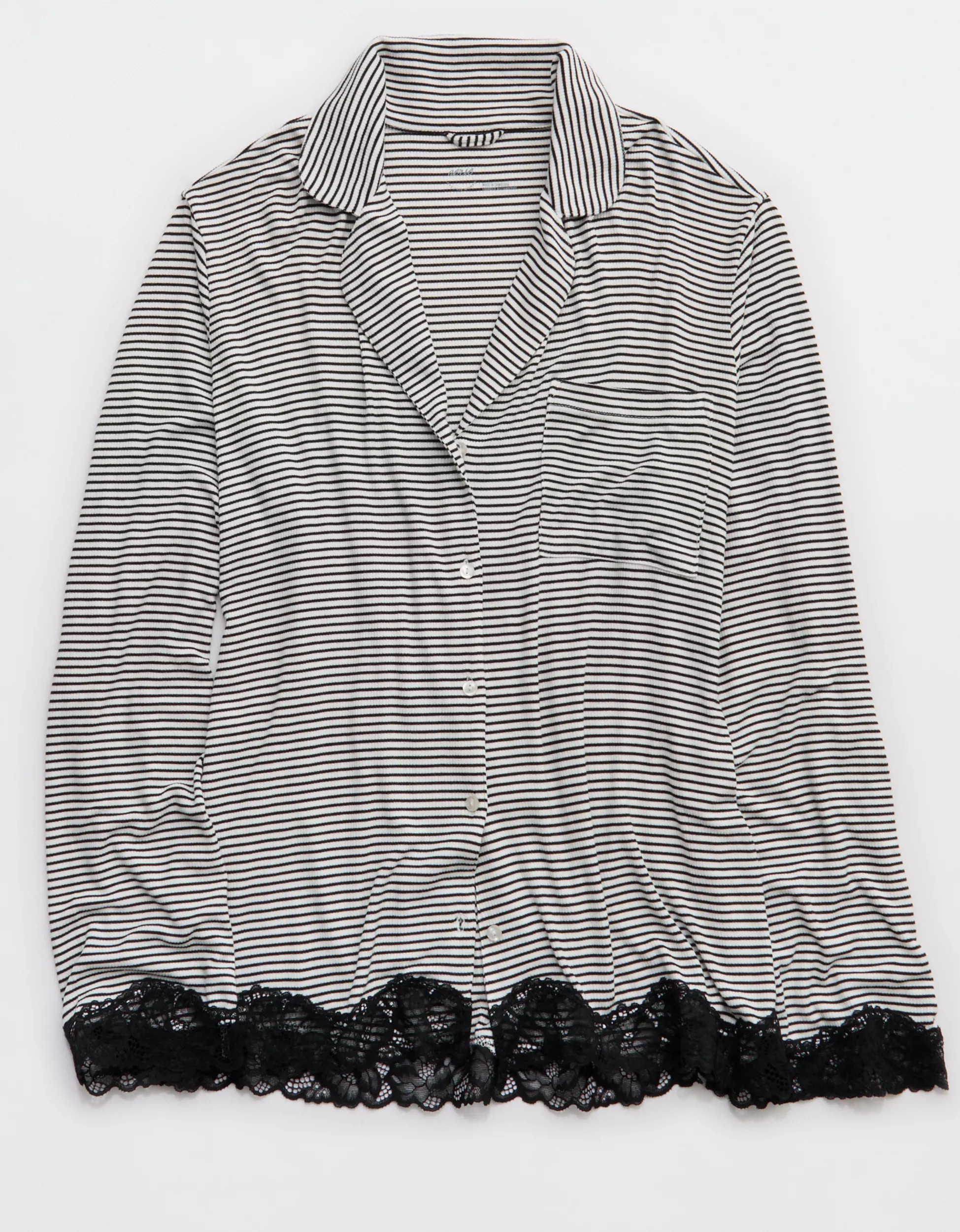 Aerie Real Soft Rib Long Sleeve T-Shirt | Aerie