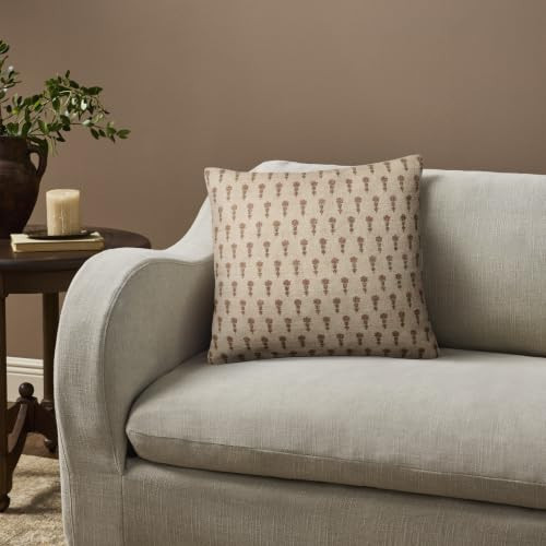 Loloi Magnolia Home Annalie PMH0079 Natural/Red Cover w/Poly Pillow | Amazon (US)