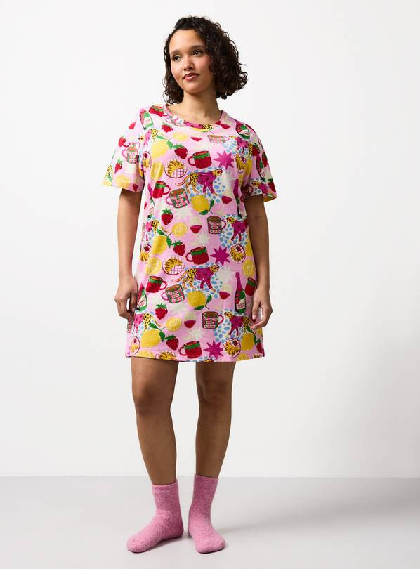 Pink Mother's Day Print Sleep Tee XL | Tu Clothing