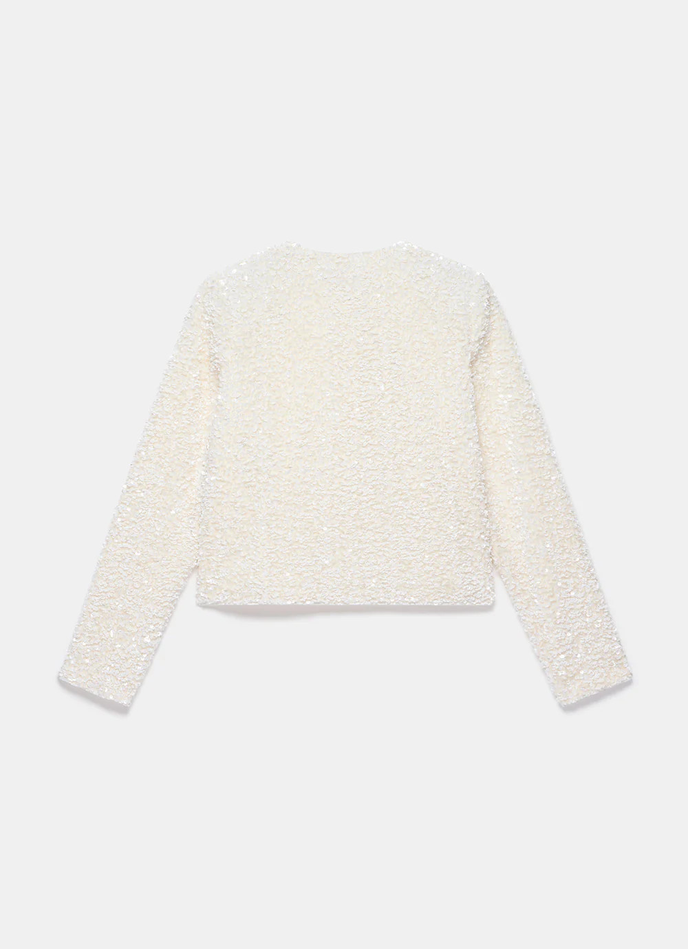 White Sequin Bow Detail Jacket | Mint Velvet