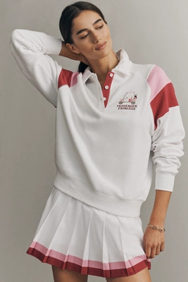 Beach Riot Bennet Collared Terry Pullover | Anthropologie (US)