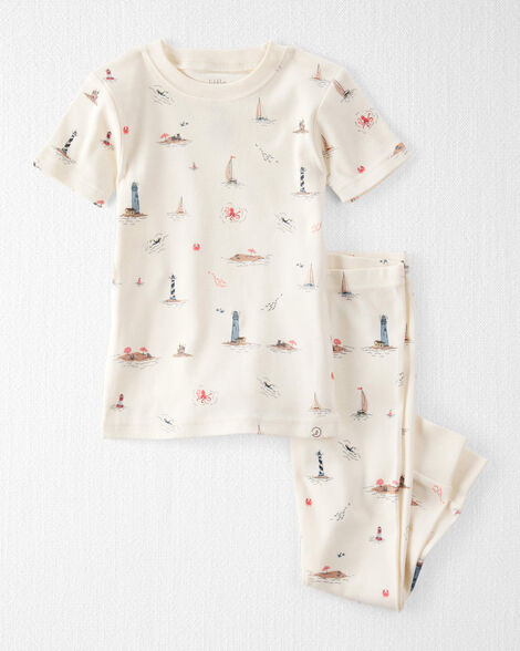 Toddler 2-Piece Organic Cotton Pajamas in Coastal Vacation | Carter's Inc