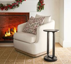 Ace Round Metal Accent Table (12") | Pottery Barn (US)