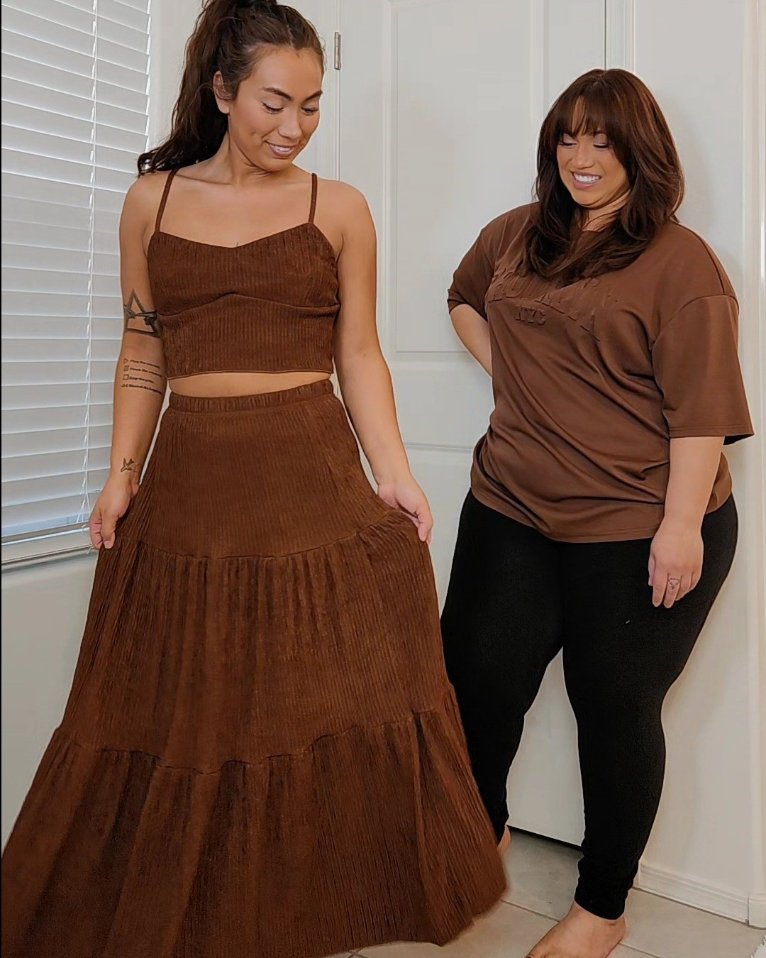 Amazon GORGLITTER Women's 2 Piece Maxi Skirt Sets Cami Crop Top Ruffle Hem Flowy Midi Skirt Vacation Going Out Outfits 2026

#LTKMidsize #LTKPetite