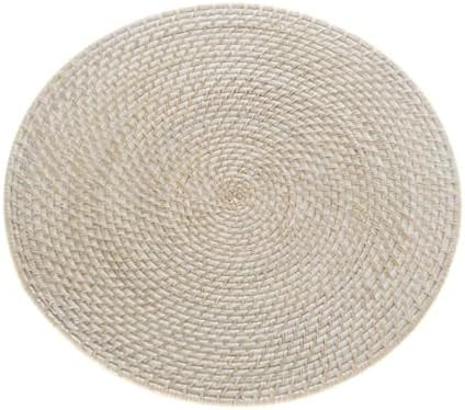 KOUBOO Laguna Table placemat, Round Table Mats Set, Woven Placemats, Boho Table Mats, Rustic Brai... | Amazon (US)