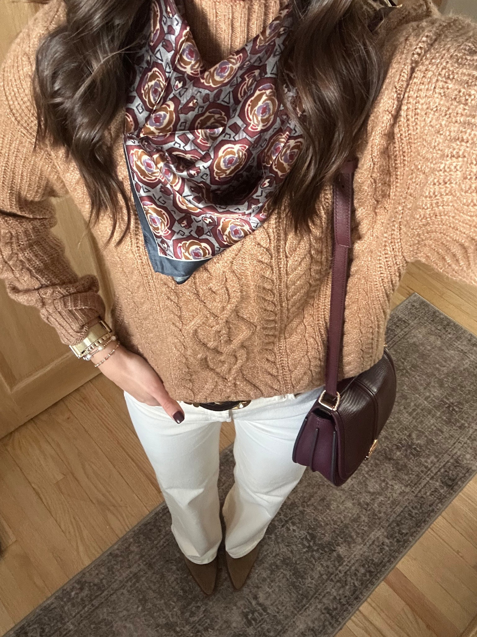 Today’s outfit 

Pants - 26 tall 
Sweater - small tall