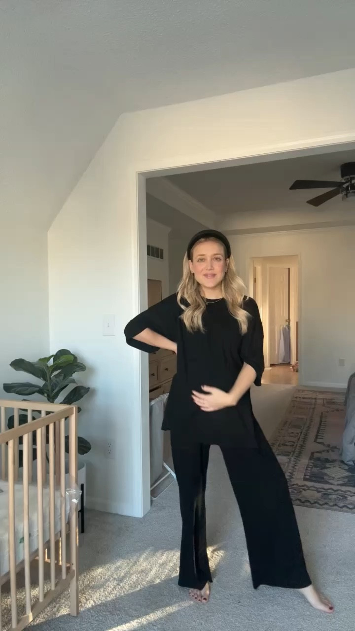 The set that will get me through the rest of this pregnancy and postpartum 🙌🏻 wearing 

#LTKBump #LTKFamily #LTKBaby