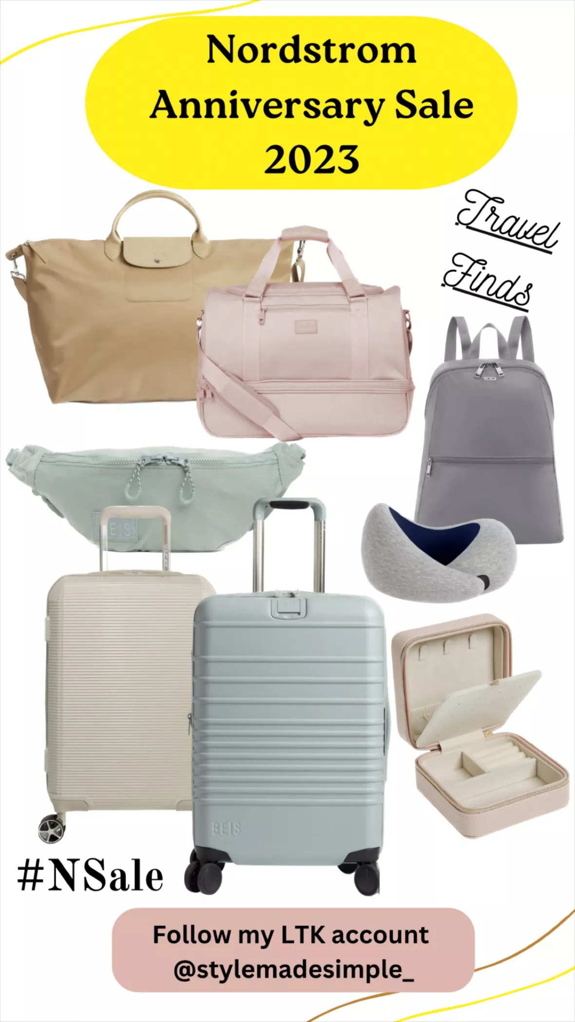 Nordstrom Luggage Sale 2023: Duffels, Backpacks, & Totes