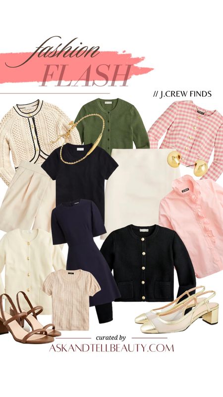 J.CREW FINDS // Chic pieces to wear all spring from the brand’s most recent collection

Spring attire, spring collection, spring outfit, spring style, capsule collection, spring look, preppy outfit, classic outfit 

#LTKSeasonal #LTKstyletip #LTKFind