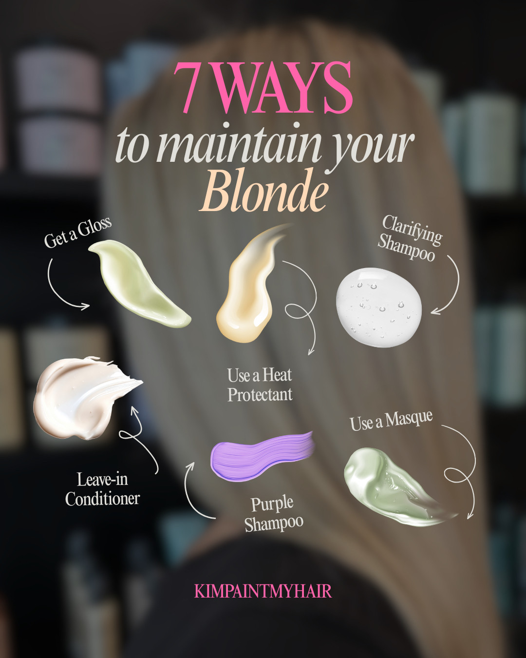 ✨ 7 Ways to maintain your blonde ✨

Keep your locks vibrant and healthy with these go-to's: 

Gloss for shine, 
Heat protectant when styling, 
Clarifying shampoo to remove buildup, 
Leave-in conditioner for extra hydration, 
Purple shampoo to combat brassiness,
A nourishing hair masque for deep conditioning,
And do yourself the favor and invest in a shower filter!

💛 Your blonde hair will thank you for the love and care! 

 #BlondeHair #HairCare #HealthyLocks 

#LTKBeauty