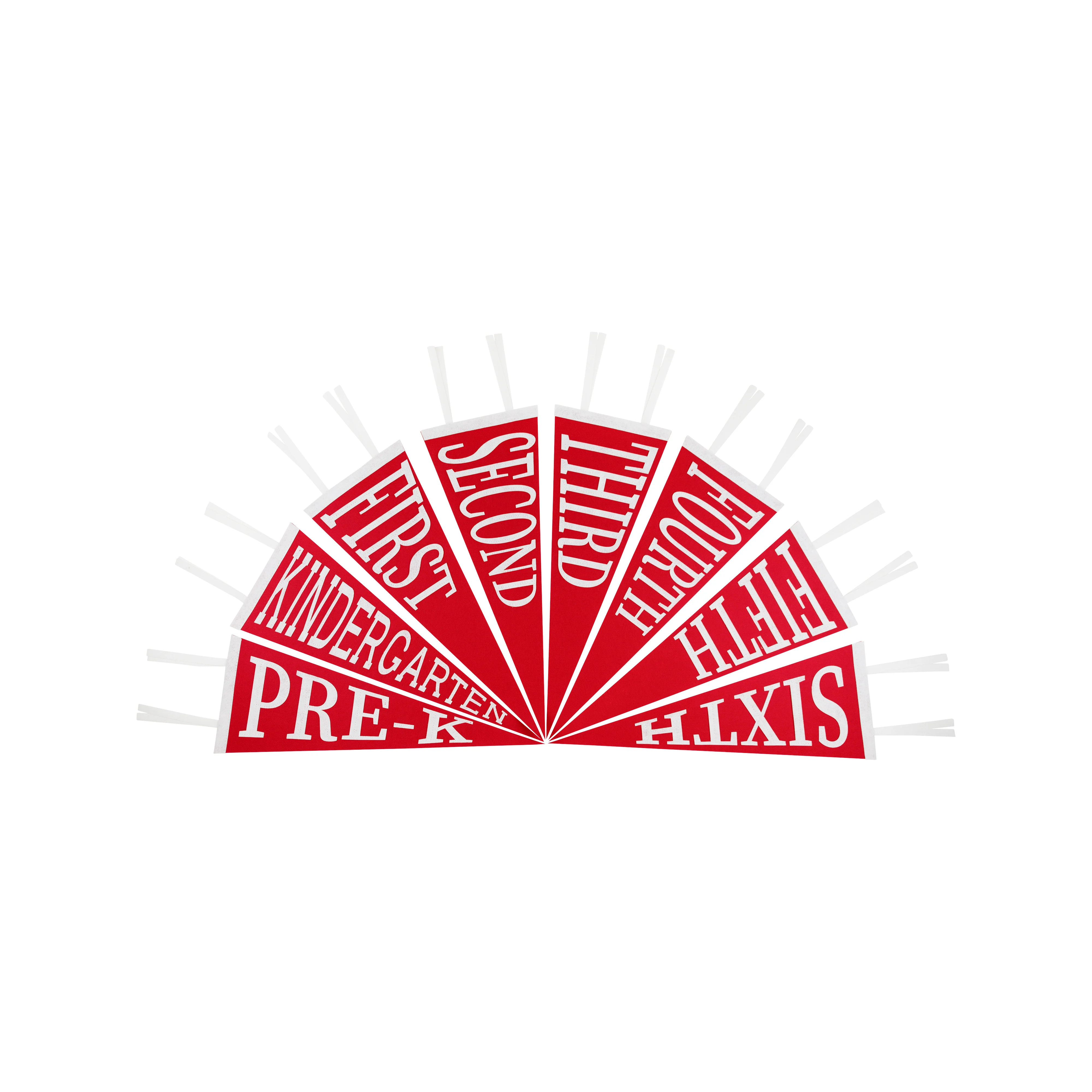 Back to School Pennants - Richmond Red | The Beaufort Bonnet Company