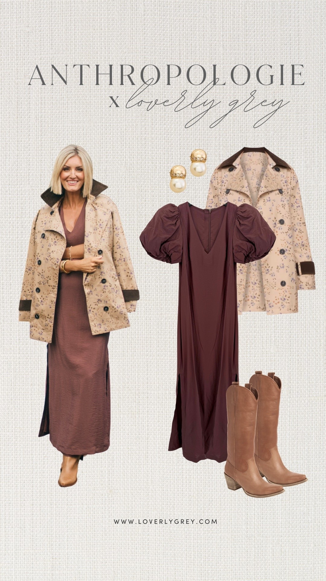 Styled this mocha puff sleeve maxi dress with a floral trench coat and tall boots for the perfect fall look! The rich mocha color and feminine silhouette make it a versatile piece for weekend outings and seasonal events! 

Loverly Grey, Fall outfit, puff sleeve dress, mocha midi dress, trench coat, tall boots, fall fashion, midi dress outfit, wardrobe staples

#LTKSeasonal #LTKStyleTip