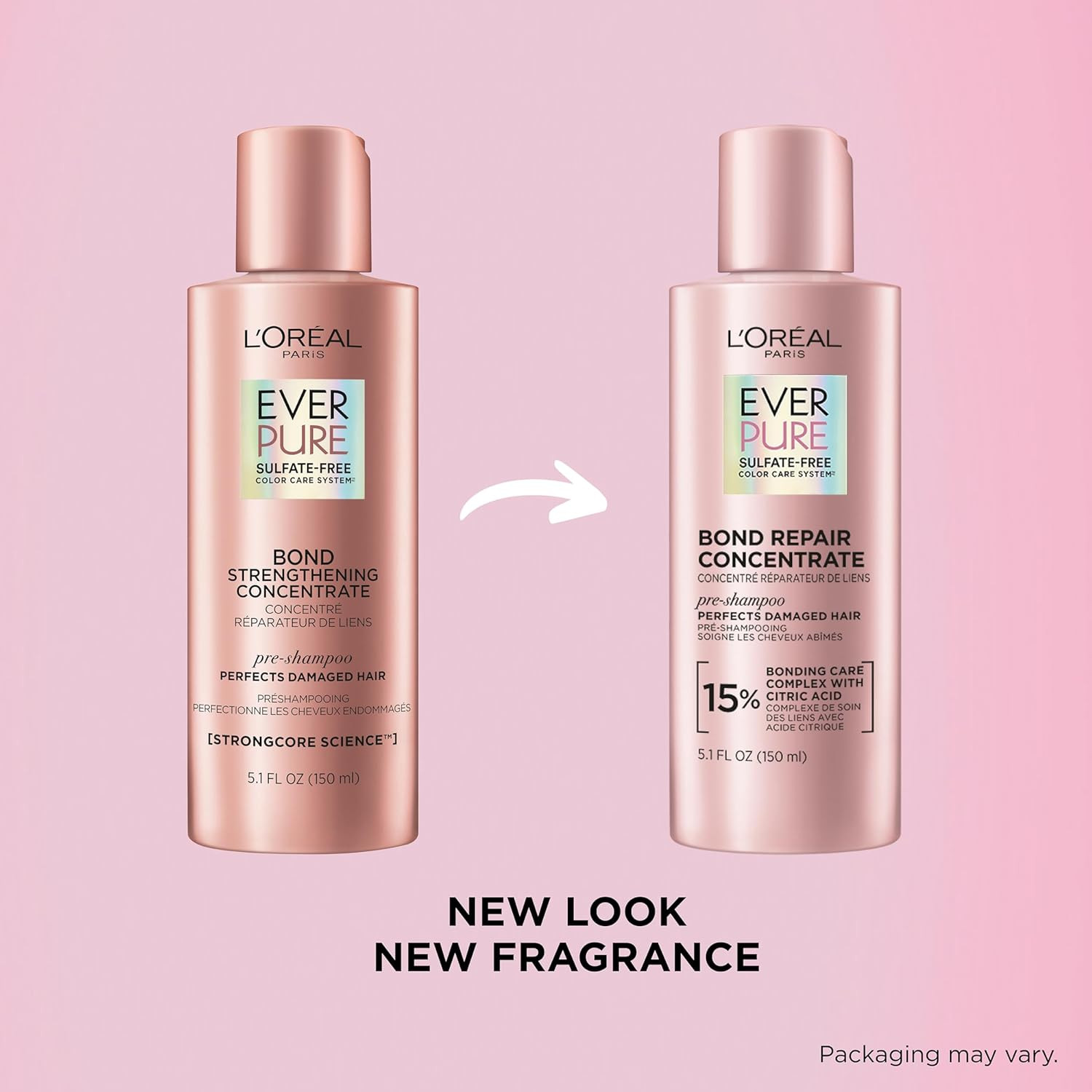 L'Oreal Paris Sulfate Free Bond Repair Pre Shampoo Treatment, Hair Repair for Colored, Bleached o... | Amazon (US)