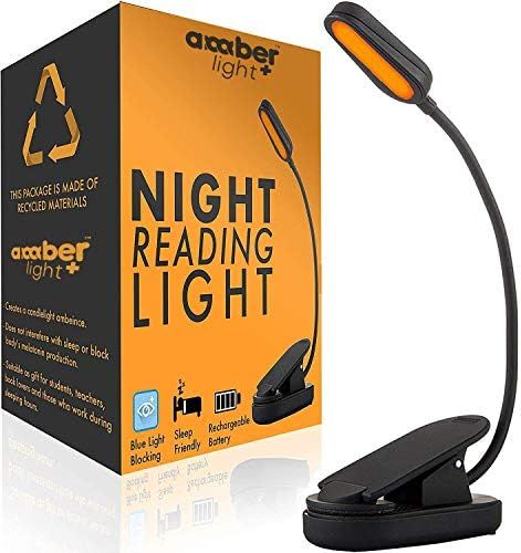 Book Light by Amber Light +. Blue Light Blocking. Giftable Night Reading Light. Rechargeable. 160... | Amazon (CA)