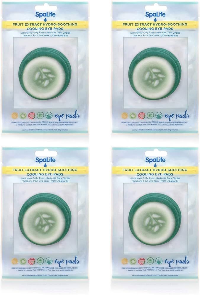SpaLife Cooling Eye Pads - Korean Soothing Eye Pads for Dark Circles, Puffy Eyes, and Wrinkles - ... | Amazon (US)