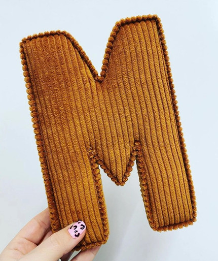 Click for more info about RUST Fabric Letters Corduroy Nursery Decor New Baby Gift - Etsy